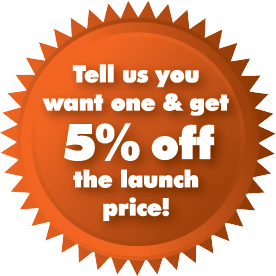 5% off the launch price when you register